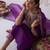 Floral embroidered pleated zari liva anarkali kurta with trousers & dupatta