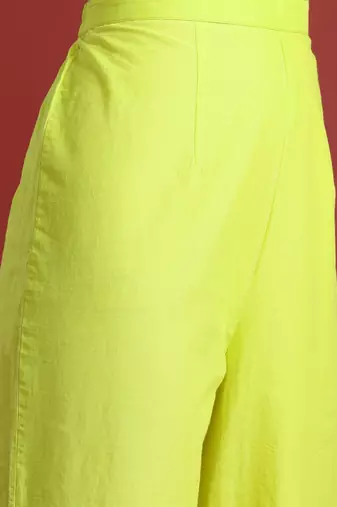 Floral printed thread work pure cotton kurta with trousers & dupatta