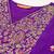 Floral embroidered pleated aari work liva kurta with trousers & dupatta
