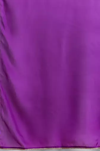 Ethnic motifs yoke design liva kurta with trousers & dupatta