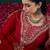 Red ethnic motifs embroidered regular kurta with trousers & dupatta