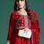 Ethnic motifs embroidered empire kurta with trousers & dupatta