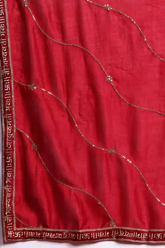 Ethnic motifs embroidered empire kurta with trousers & dupatta