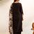Ethnic motifs embroidered regular thread work kurta with salwar & dupatta