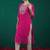 Ethnic motifs printed sweetheart neck georgette sequins straight kurtas