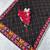 Navratri wear black color fiyona silk cotton thread work women's free size kaftans kurti