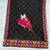 Navratri wear black color fiyona silk cotton thread work women's free size kaftans kurti
