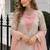 Rose roman shimmer readymade kurti set with designer handwork