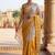 Woven design tissue kasavu saree