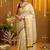 Checked zari tissue designer kasavu saree