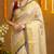 Checked zari tissue designer kasavu saree