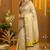 Checked zari tissue designer kasavu saree
