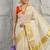 Woven design zari tissue kasavu saree