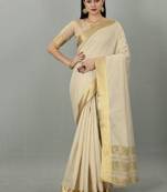 Zari kasavu saree