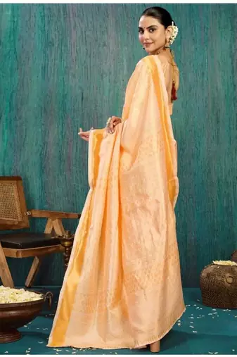 Woven design zari kasavu saree