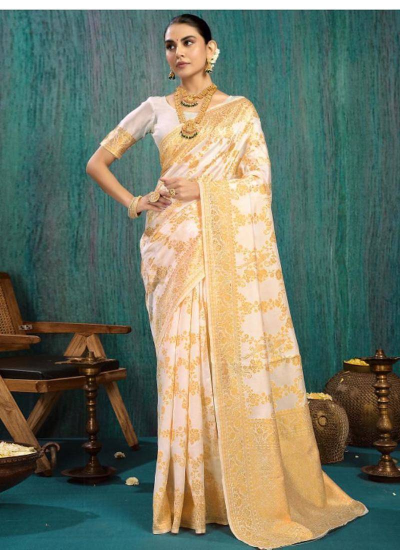 Woven design zari kasavu saree