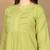 Women green lucknowi chikankari floral embroidered pure cotton straight kurta & palazzo set