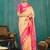Woven design silk blend kasavu saree