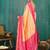 Woven design silk blend kasavu saree
