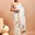 Owl design hand embroidered kasavu saree