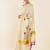 Off-white & gold woven design embroidered tissue kasavu saree
