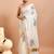 Owl design hand embroidered kasavu saree