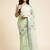 Ethnic motifs embroidered zari pure linen kasavu saree