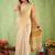 Woven design zari pure linen handloom saree