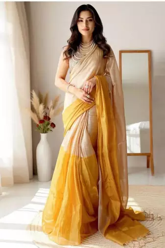 Zari tissue kasavu saree