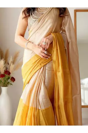 Zari tissue kasavu saree