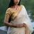 Woven design zari pure cotton kasavu saree