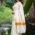 Woven design zari pure cotton kasavu saree