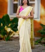 Tissue kasavu saree