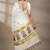 Ethnic motifs embroidered pure cotton handloom kasavu saree