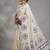 Ethnic motifs embroidered pure cotton handloom kasavu saree
