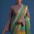 Striped saree with blouse piece