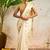 Woven design zari pure cotton kasavu saree