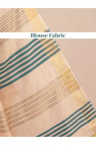 Striped zari tissue designer kasavu saree