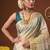 Striped zari tissue designer kasavu saree