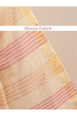 pink striped zari tissue designer kasavu saree 2