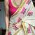 Floral pure cotton kasavu saree