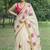 Floral pure cotton kasavu saree
