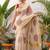 Floral zari tissue designer kasavu saree