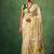 Floral embroidered tissue handloom kasavu saree