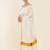 Off-white & gold zari pure cotton kasavu saree