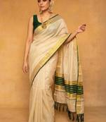 Tissue kasavu saree
