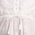 Women white pure cotton floral embroidered  chikankari short kurti with tie-up waist