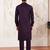 Classic cotton purple kurta pajama for men
