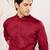 Classic cotton red kurta pajama for men