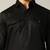 Classic style black pathani kurta with cream pants